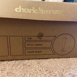 Charolette Rouse Knee High Gold Heel Boots